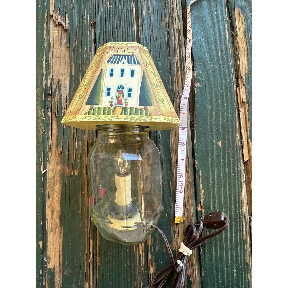 Susan Winget Vintage Decorative Side Table‎ / Desk Jar Lamp Family